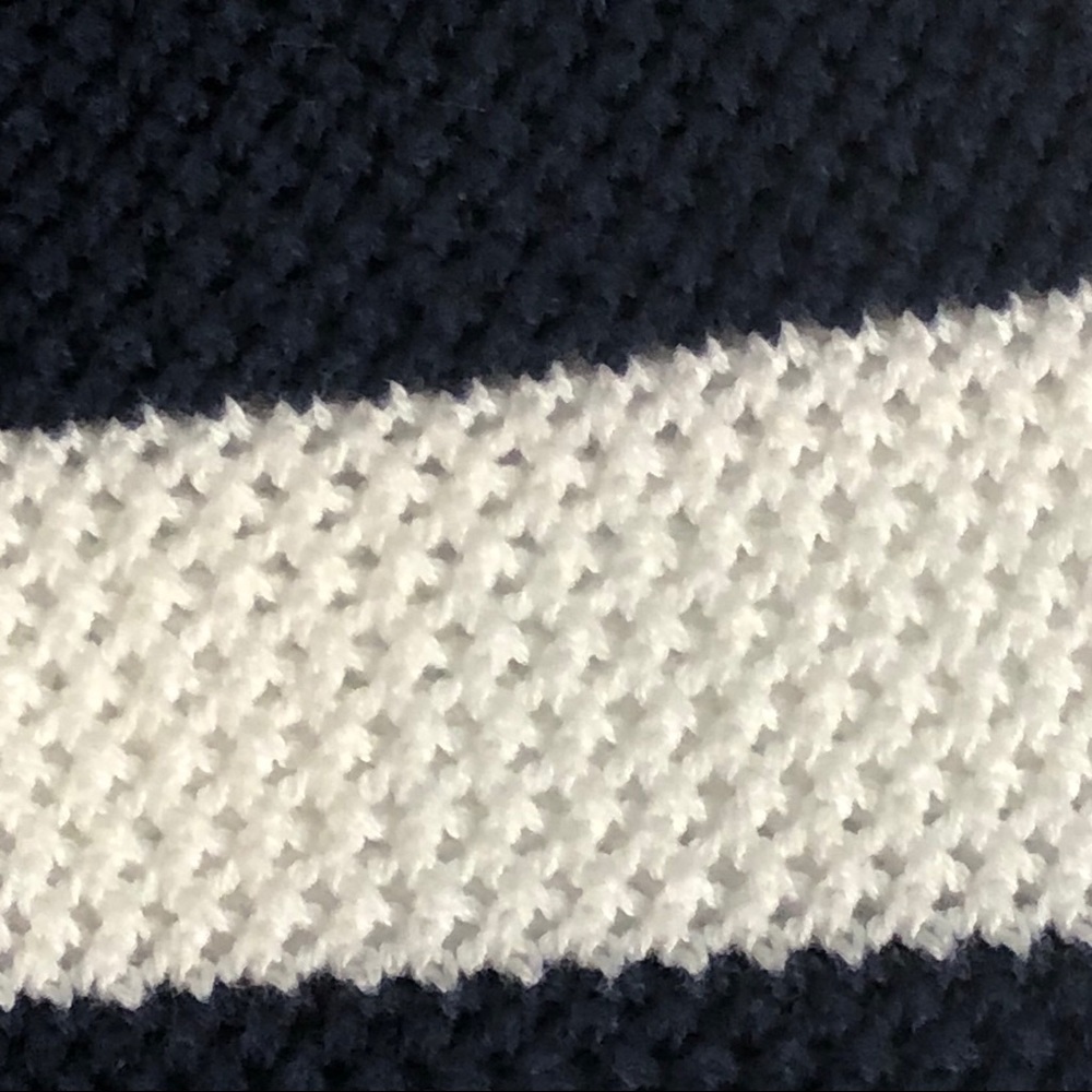 NWOT Old Navy Sweater Blue & White w/ Stripe Sz SP - Picture 5 of 9